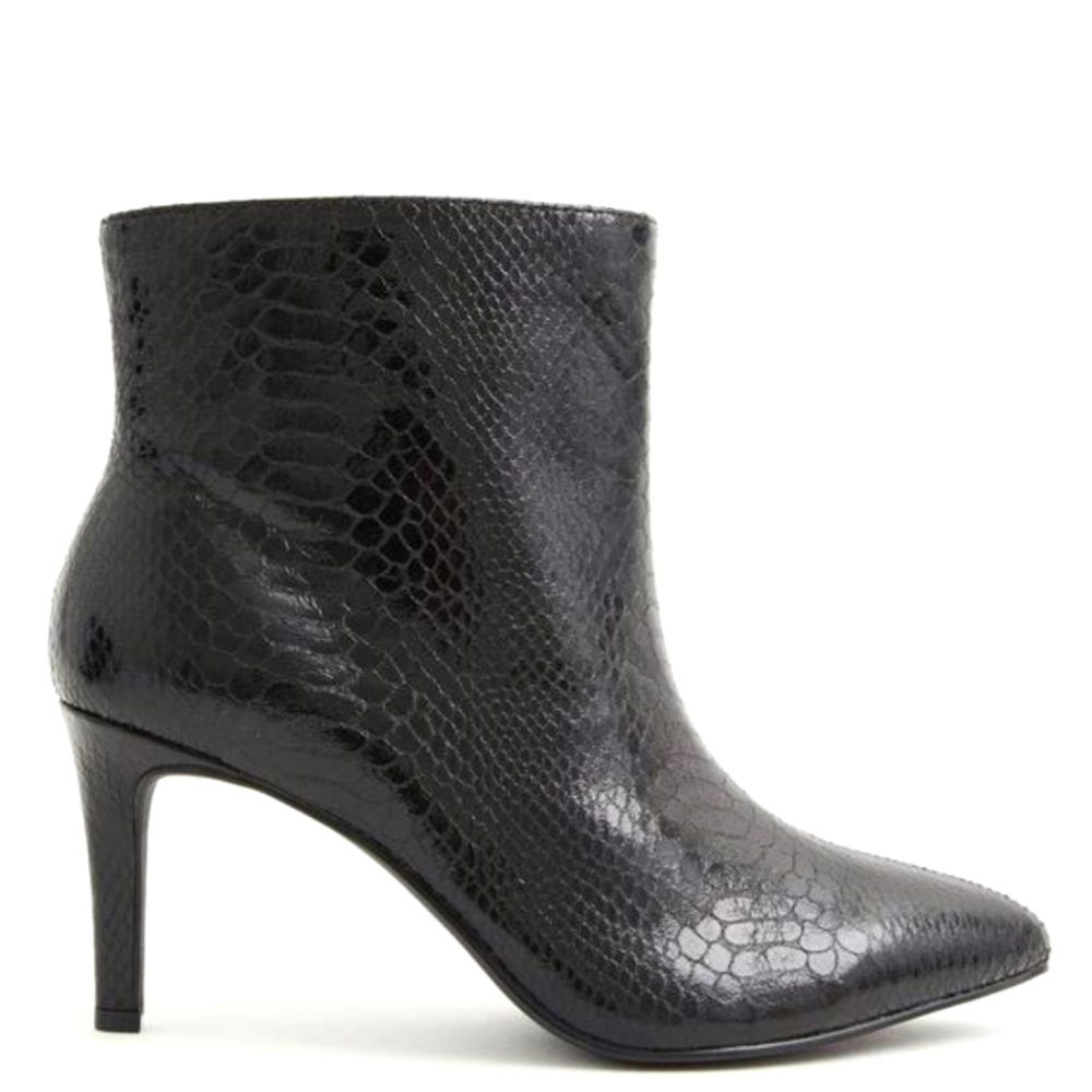 Torrid Pointed Toe Snake Print Bootie